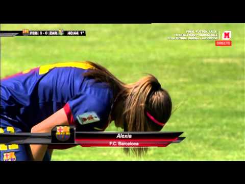PDJ: 2013-06-16 - Final Copa de la Reina - FC Barcelona vs Prainsa Zaragoza - GOL de Alexia Putellas PDJ: 2013-06-16 - Final Copa de la Reina - FC Barcelona vs Prainsa Zaragoza - GOL de Alexia Putellas