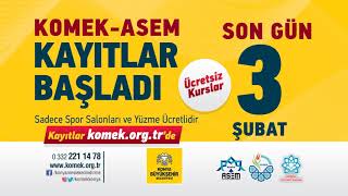 Komek Bahar Dönemi̇ Kayitlari Başladi