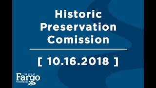 Historic Preservation Commission - 10.16.2018