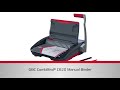 GBC CombBind® CB20 Manual Binding Machine - Product video (EN)