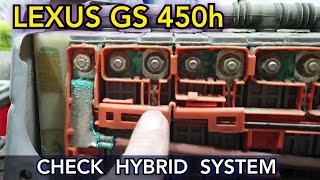 Lexus Gs 450H Неисправность Гибрида. Код Ошибки P0Afa. Снятие Ввб (Высоковольтная Батарея)