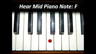 Hear Piano Note - Mid F