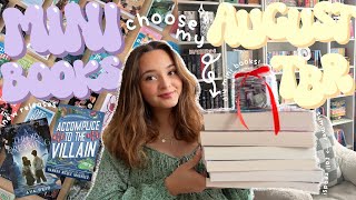 Mini Books Choose My August Tbr
