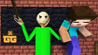 Monster School : BALDI'S BASICS BECOME TEACHER - Minecraft Animation