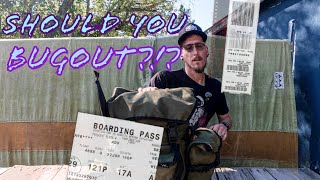 Bugout Bags A Bad Idea?