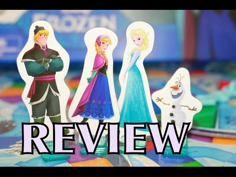 FROZEN Elsa Anna Kristoff Olaf SURPRISE SLIDES Game REVIEW Disney...