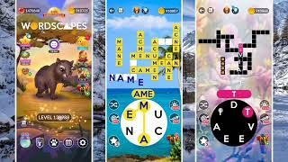 Wordscapes Master Levels 138977 To 139024 Three 16 Levels Side By Side Weekend Tournament