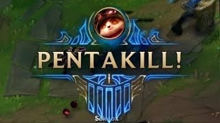 Teemo Montage | Best Teemo Pentakill 2016 (League of Legends)