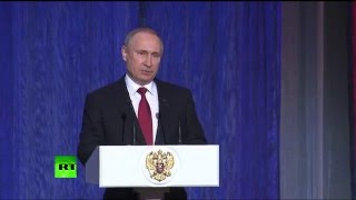 Выступление Владимира Путина на торжественном концерте, посвященном Дню космонавтики
