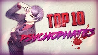 TOP 10 des plus grands Psychopathes dans les MANGA/ANIME