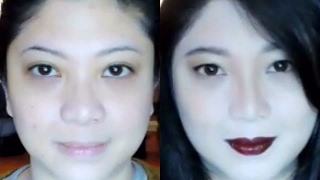 Double Lid to Monolid Simple Makeup Look