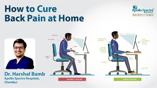How To Cure Back Pain At Home Office Ergonomics