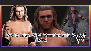 Wr3D Edge Wrestlemania 22 Attire Caw