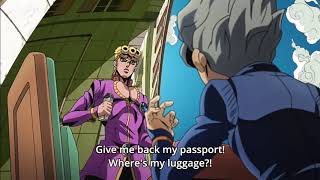 Koichi vs Giorno Givanna - Jojo's Bizarre Adventure - Golden Wind(jump cut edited)
