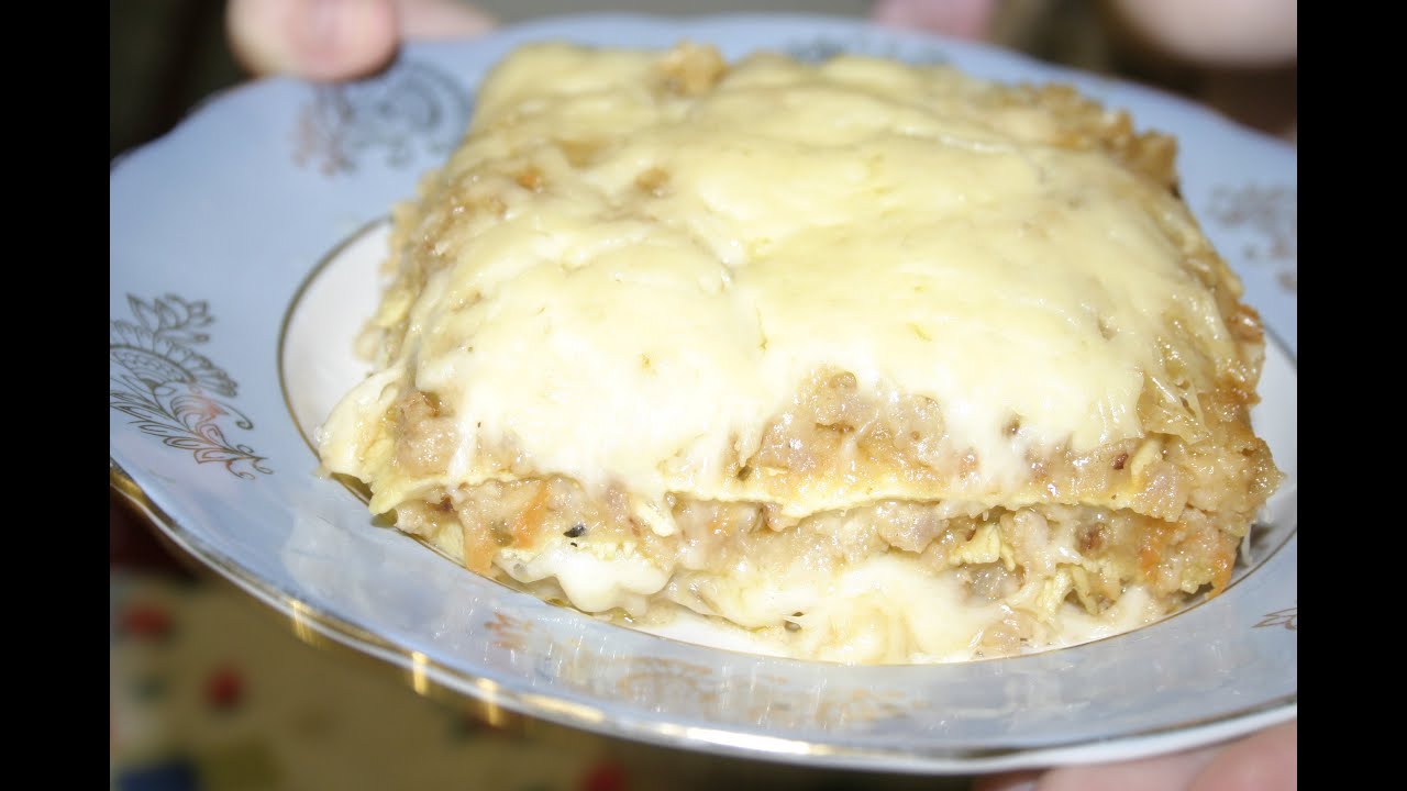 Как приготовить классическую лазанью с фаршем, рецепт