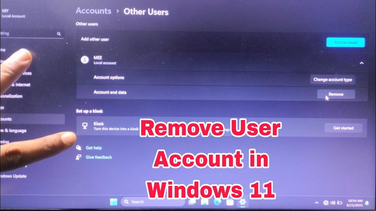 How to Remove Others User Account in Windows 11 Laptop How to Remove Others User Account in Windows 11 Laptop