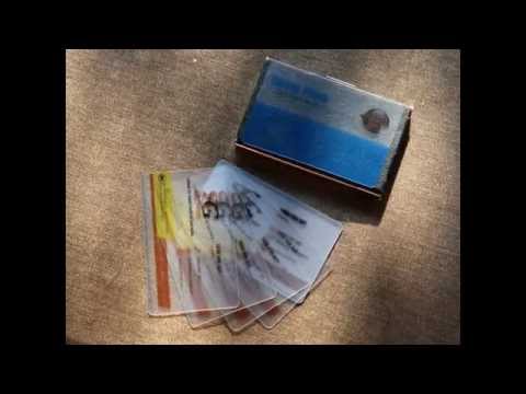 In Name Card Trong Suốt