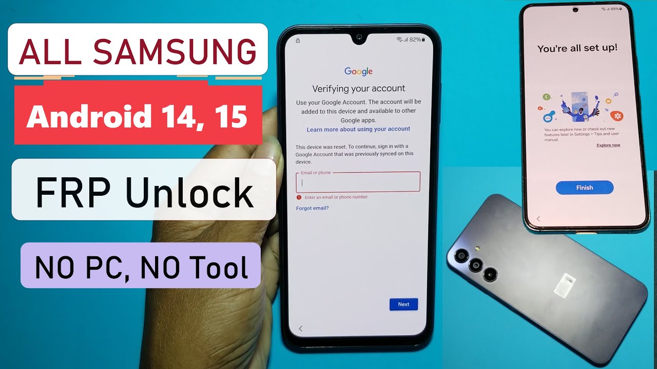 Easy Way All Samsung FRP Unlock 2025 Android 14/15 Easy Way All Samsung FRP Unlock 2025 Android 14/15