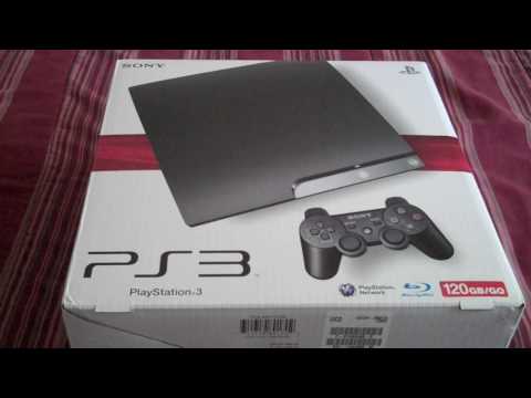 PlayStation 3 Slim Unboxing 120 GIg