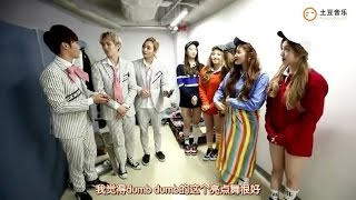 151113 Behind The Show - Red Velvet (레드벨벳) with Seventeen (세븐틴)