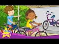 [Possessive] Whose bike is this? It's mine - Easy Dialogue - English educational animation for kids.