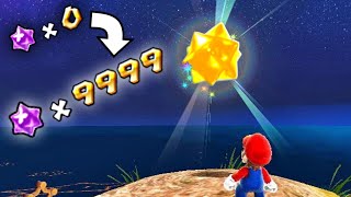 Mario Galaxys Fastest Way To Get Star Bits - Switch 23D All Starswii Tutorial