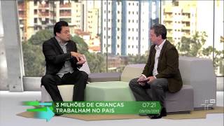 Leonardo Sakamoto fala sobre trabalho infantil - Guia do Dia 09/05/2013