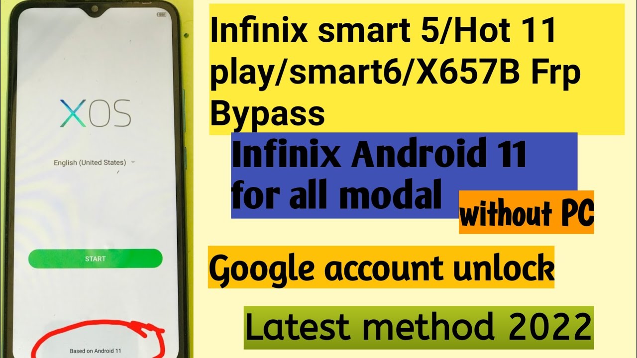 Infinix Hot 11 play / smart 5/smart 6 Frp bypass without Infinix Hot 11 play / smart 5/smart 6 Frp bypass without