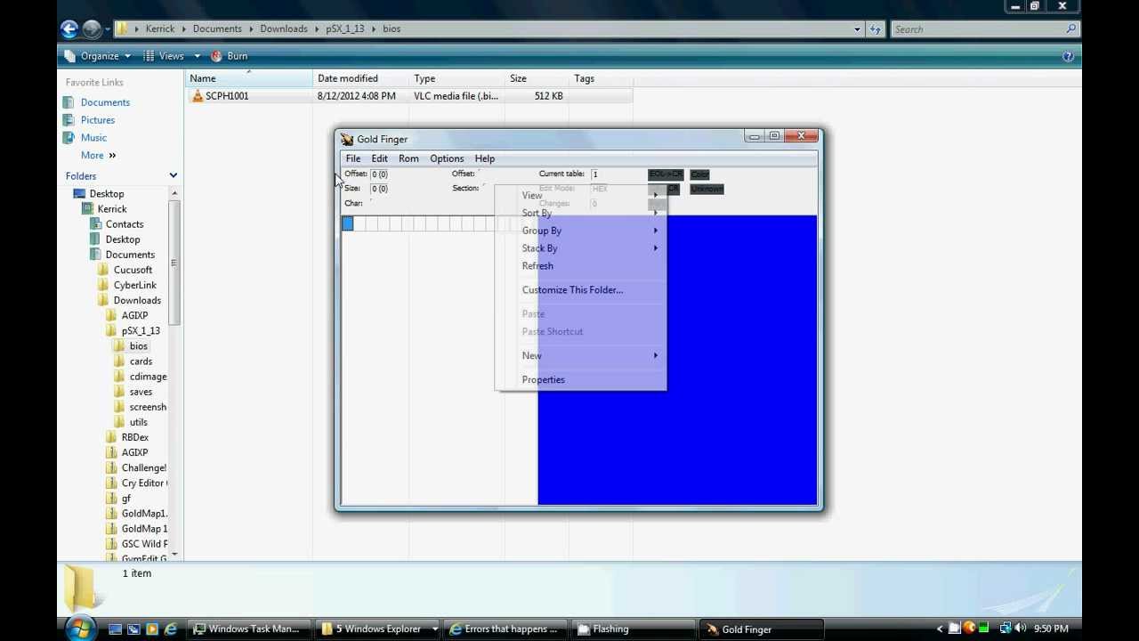 How to hack a PSX BIOS (.bin file) - YouTube