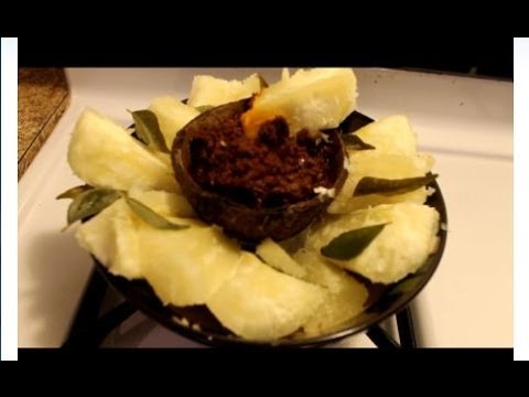Kappa puzhungiyathu with mulaku chammanthi