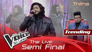 Thilina Sudesh Wanninayake | Madu Mala Lesa The Live Semi Final | The Voice Sri Lanka