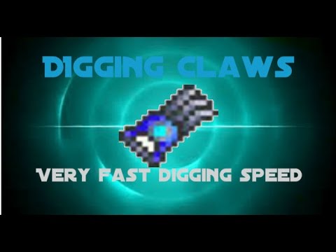Terraria Digging Claws - YouTube
