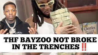 Thf Bayzoo Show 100K On His Birthday To Prove Hes Not Broke In The Trenches Like Lil Zay Osama Said