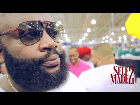 Rick Ross Goes To Best Buy To Autograph "Self Made 2" Albums For The Fans On His Day Off!