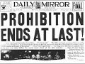 1933: End of US Alcohol Prohibition- Newsreels featuring 3x Gov of NY Al Smith +more