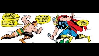 Thor vs Hercules and Krato