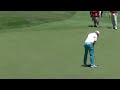 Jonas Blixt drains a 25-foot putt for birdie at The Greenbrier