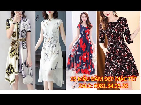 Đầm Xòe, Suông Nữ Dài ,Ngắn đẹp Cao Cấp sang trọng mẫu mới đang hot Trends 2020 mặc tết cực đẹp