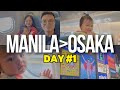DAY 1 First Osaka Japan Travel with Baby + Airport Process, Immigration Questions, Sim & Insurance