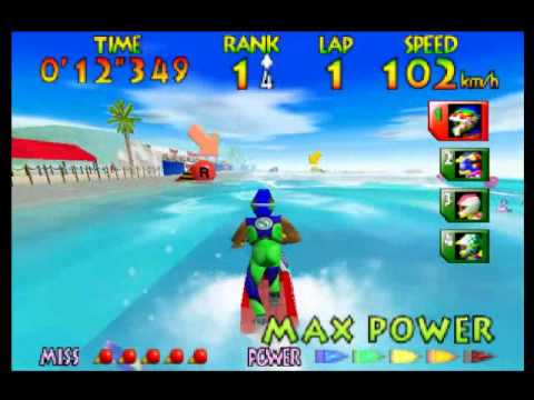 This is some Gameplay of Wave Race 64 I am using the Emulator Project 64 to480 This is some Gameplay of Wave Race 64 I am using the Emulator Project 64 to480