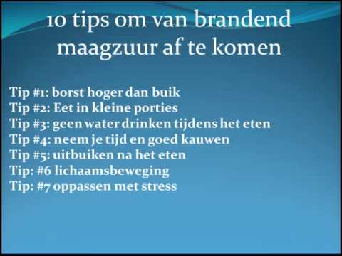 drinken bij maagzuur