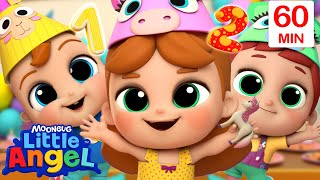 Counting Cupcakes | Number Song | Little Angel | Kids Cartoons & Nursery Rhymes | Moonbug Kids