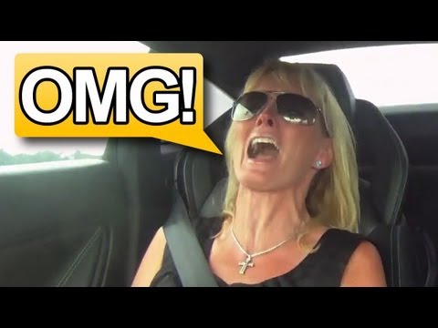 Mom's Reaction to 1250WHP Twin Turbo Gallardo