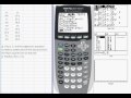 Ti 83/84: Linear Regression & Correlation (V09)