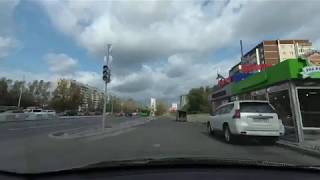 Видео Екатеринбург ДЕНЬ. Амундсена, Онуфриева, Бардина, Краснолесья, Шаумяна, Московская от Маршрут построен / Route built, улица Амундсена, Екатеринбург, Россия