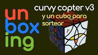 Unboxing mf8 CurvyCopter v3 y Cubo para Sortear | Rubik