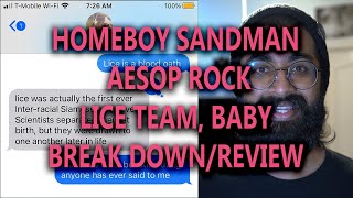Watch Homeboy Sandman Lice Team Baby feat Aesop Rock video