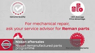 Nissan Remanufactured Parts Programme