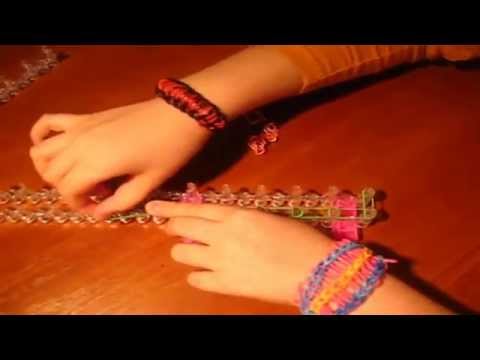 Как сделать браслет лесенка без станка