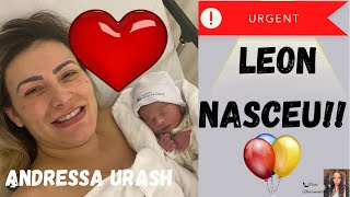 Chegouandressa Urash Mostra O Baby Leon Pós Parto De Emergência Parabéns Papais .